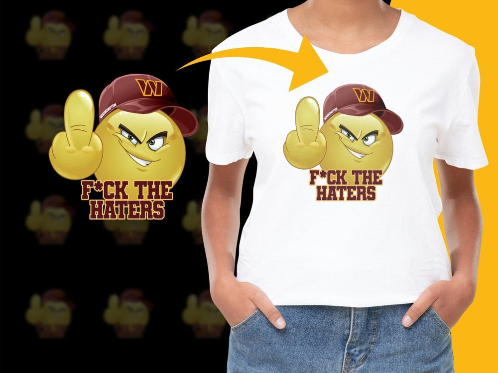 Bold Statement Washington Commanders Emoticon PNG File - Teepew