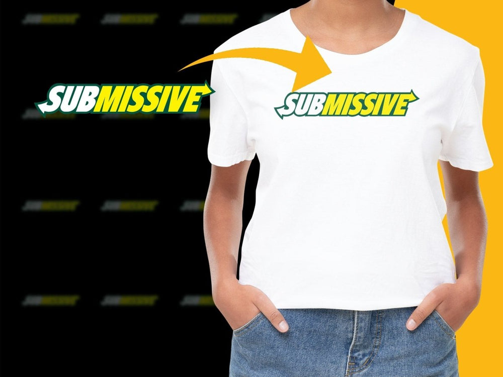 Bold Submissive Logo Graphic Design PNG File - Teepew
