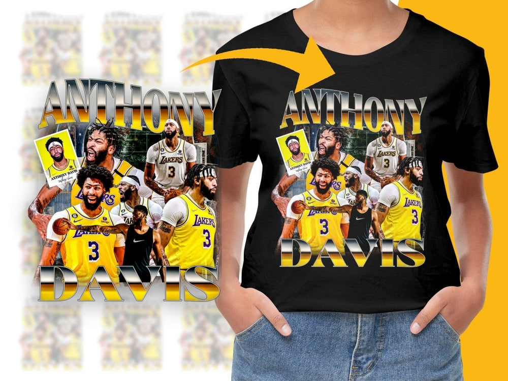 Bootleg Anthony Davis Lakers Graphic PNG File - Teepew