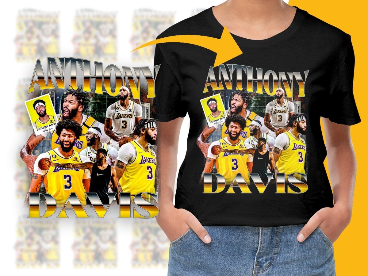 Bootleg Anthony Davis Lakers Graphic PNG File - Teepew