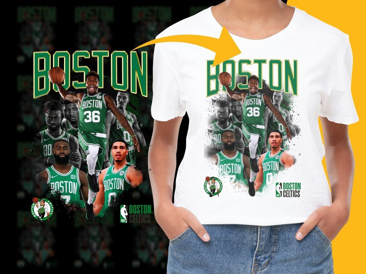 Boston Celtics Dynamic Players PNG File - Teepew