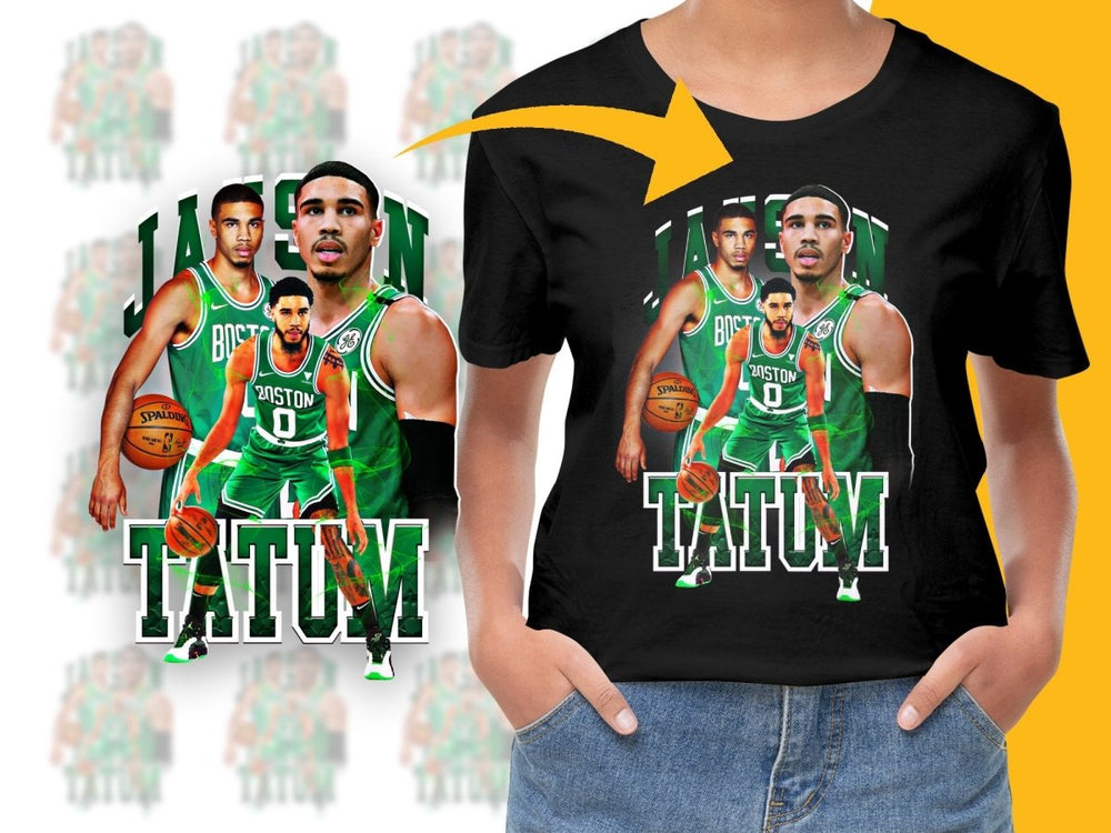 Boston Celtics Jayson Tatum Basketball Legend Bootleg PNG File - Teepew
