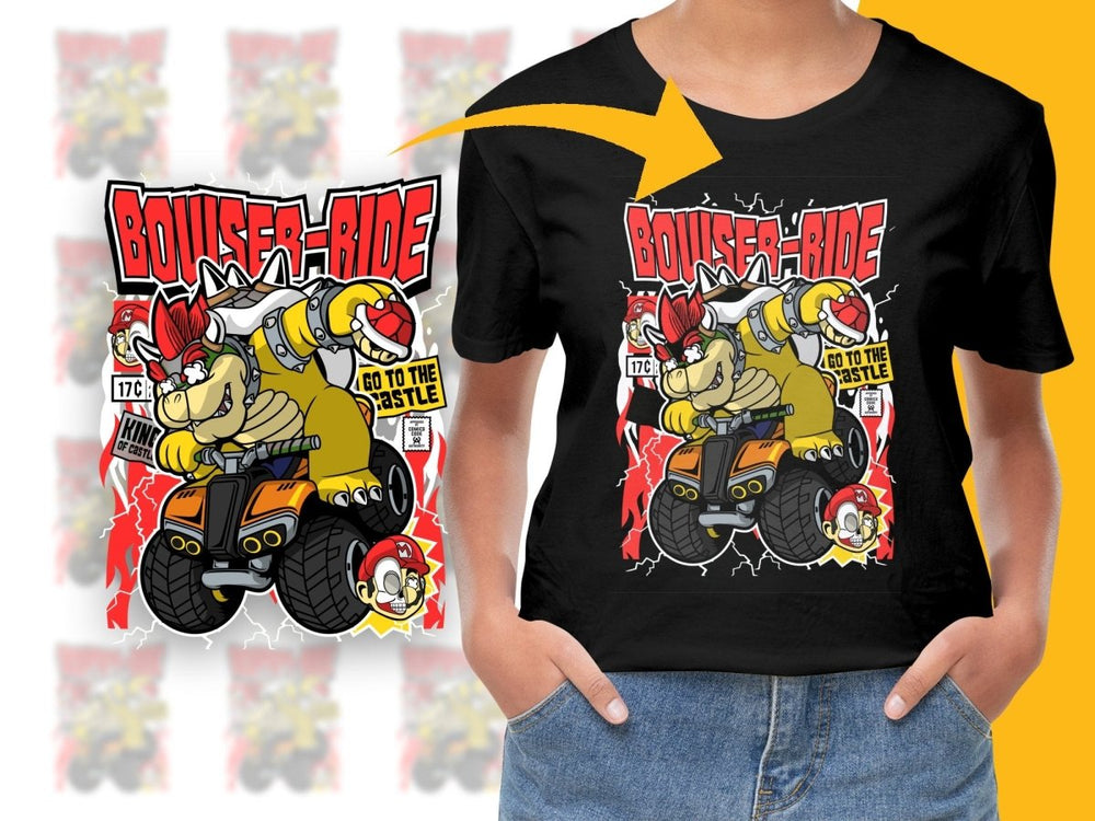 Bowser Ride Popculture PNG File - Teepew