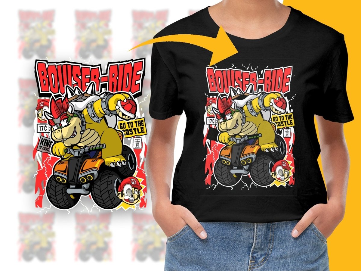 Bowser Ride Popculture PNG File - Teepew