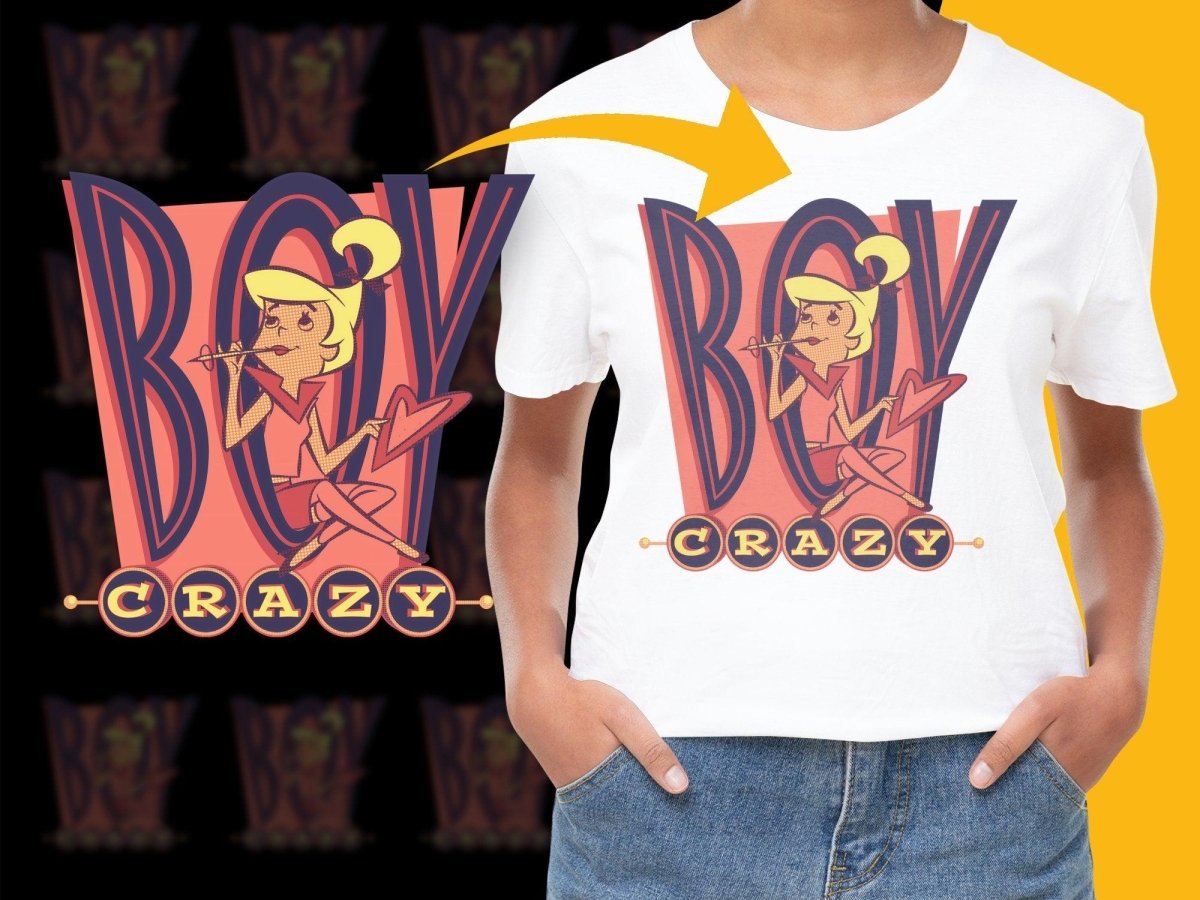 Boy Crazy with Judy Jetson Retro Graphic PNG File - Teepew