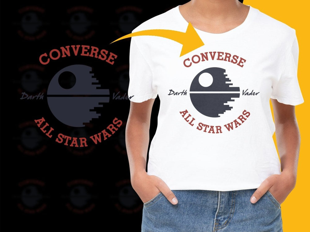 Brand Parody CONVERSE STAR WARS PNG File - Teepew