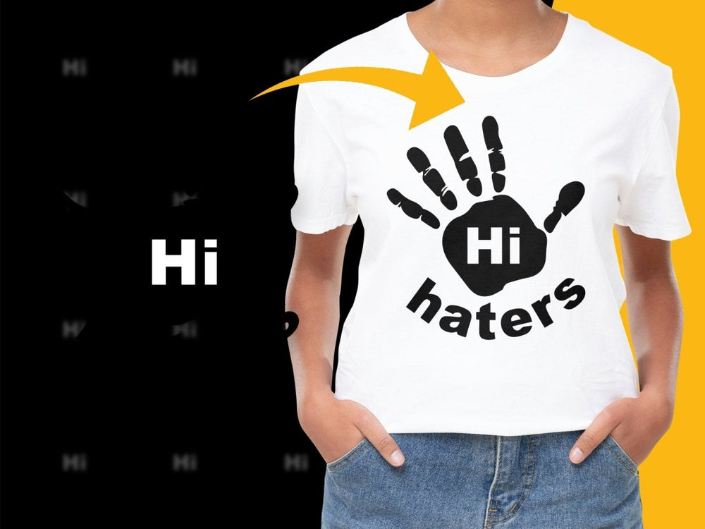 Brand Parody Hi Haters PNG File - Teepew