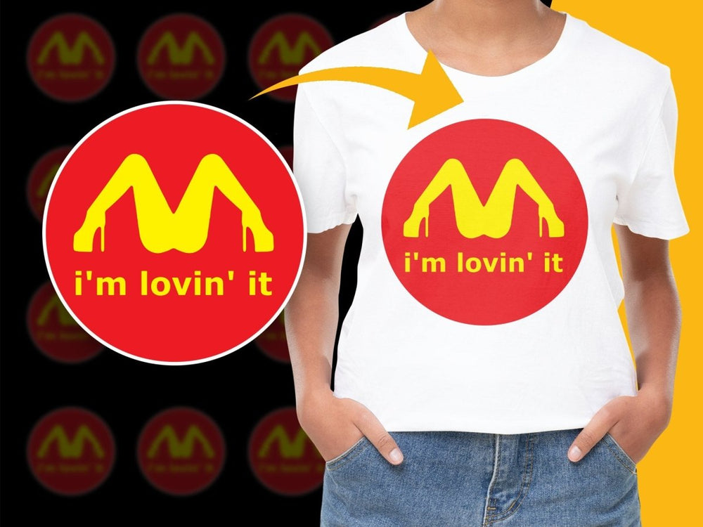 Brand Parody IM LOVIN IT PNG File - Teepew