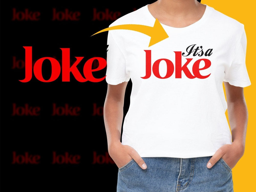 Brand Parody IT'S A JOKE PNG File - Teepew
