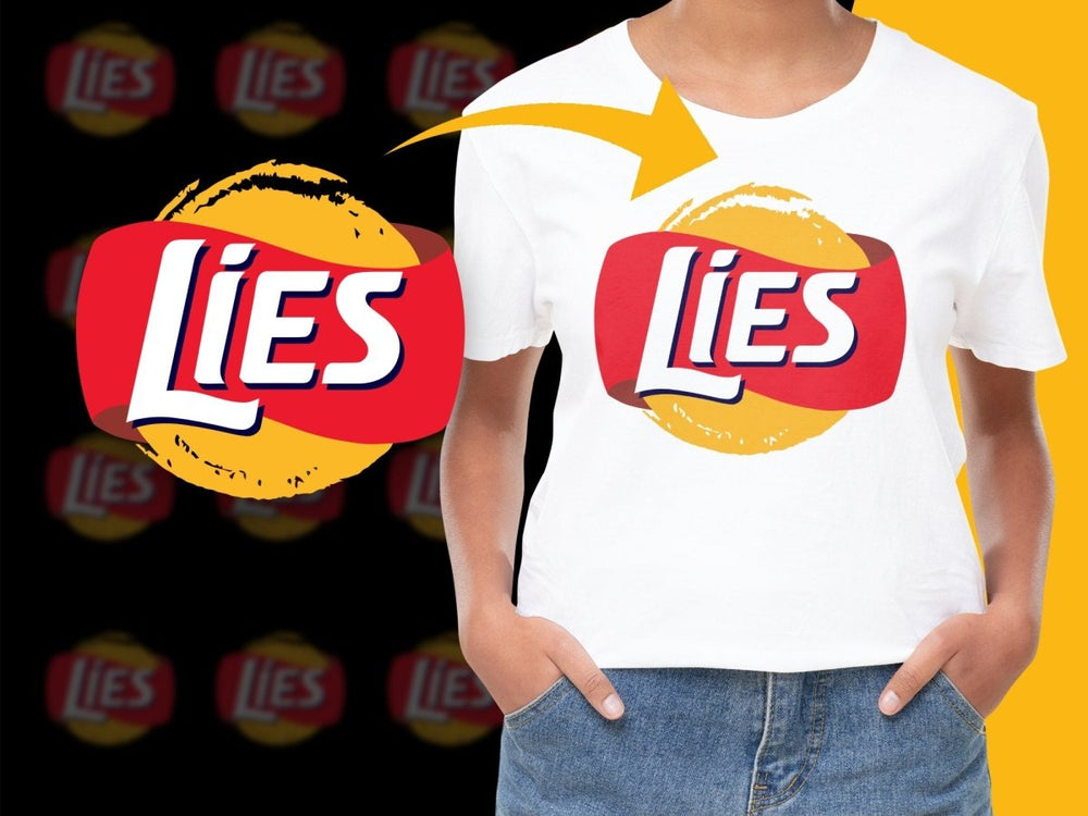 Brand Parody LIES PNG File - Teepew