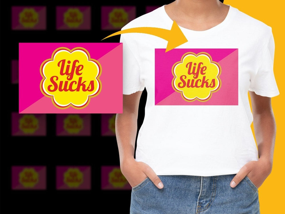 Brand Parody LIFE SUCKS PNG File - Teepew