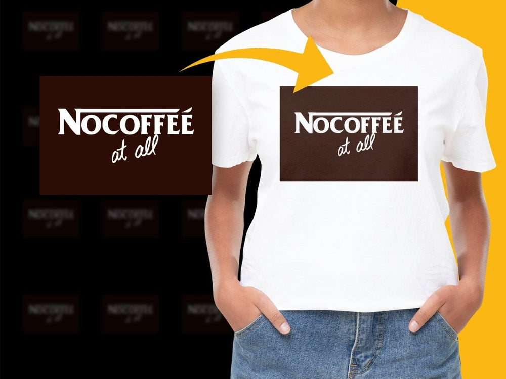 Brand Parody NO COFFEE AT ALL PNG File - Teepew