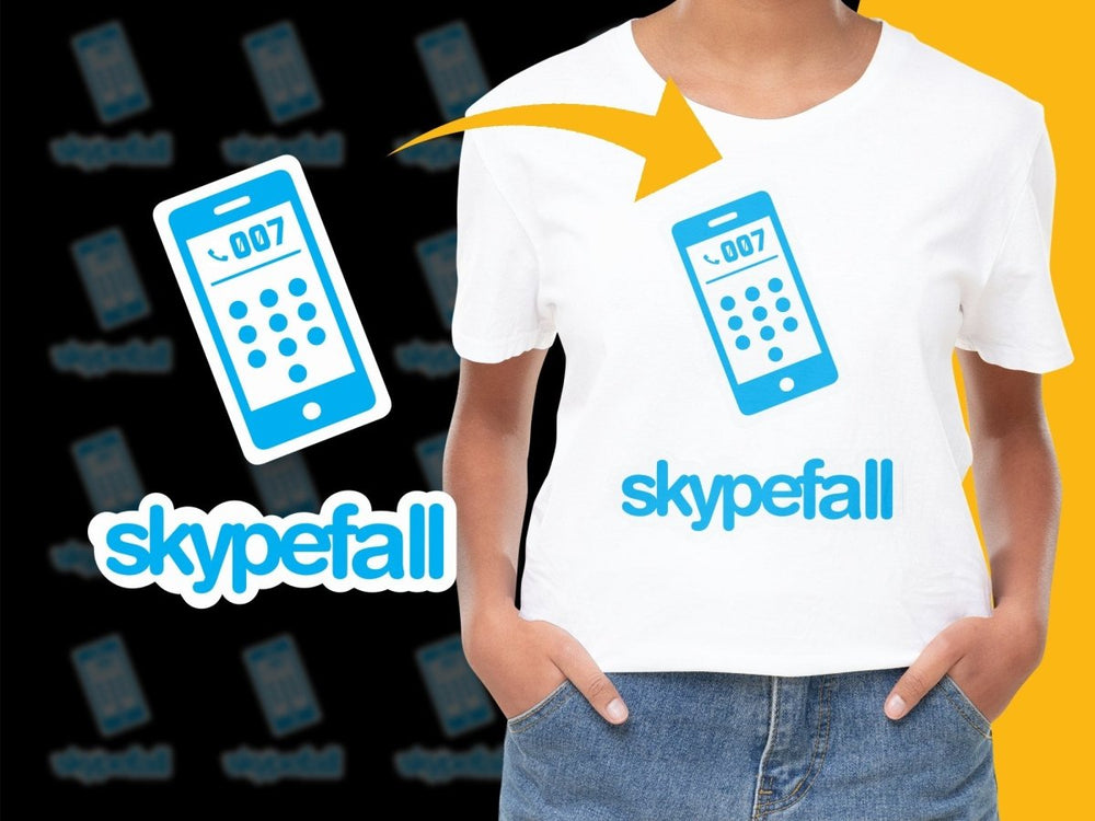 Brand Parody SKYPE FALL PNG File - Teepew