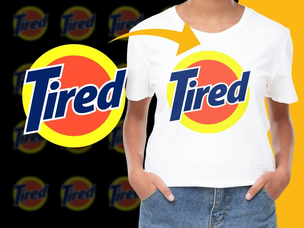 Brand Parody Tired PNG File - Teepew