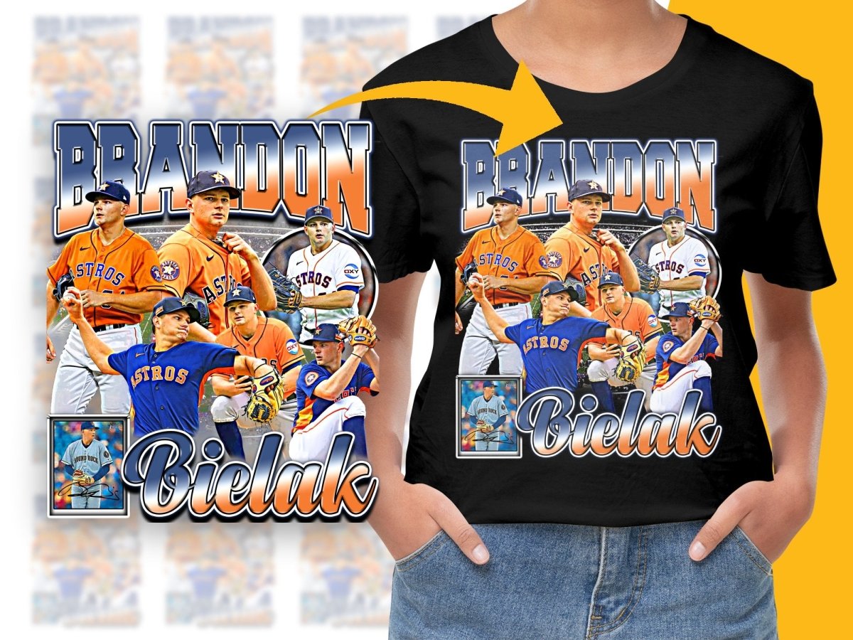 Brandon Bielak Astros MLB Baseball Bootleg PNG File - Teepew
