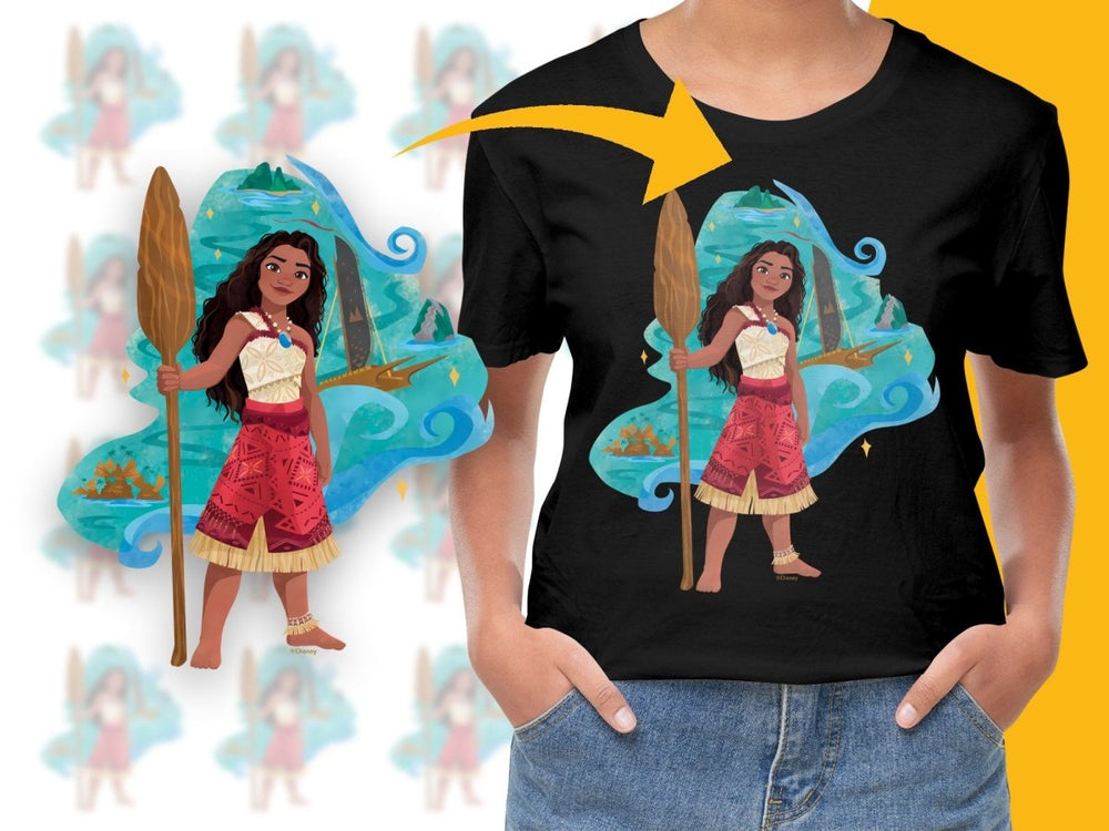 Brave Adventurous Moana Stand Out Graphic PNG File - Teepew