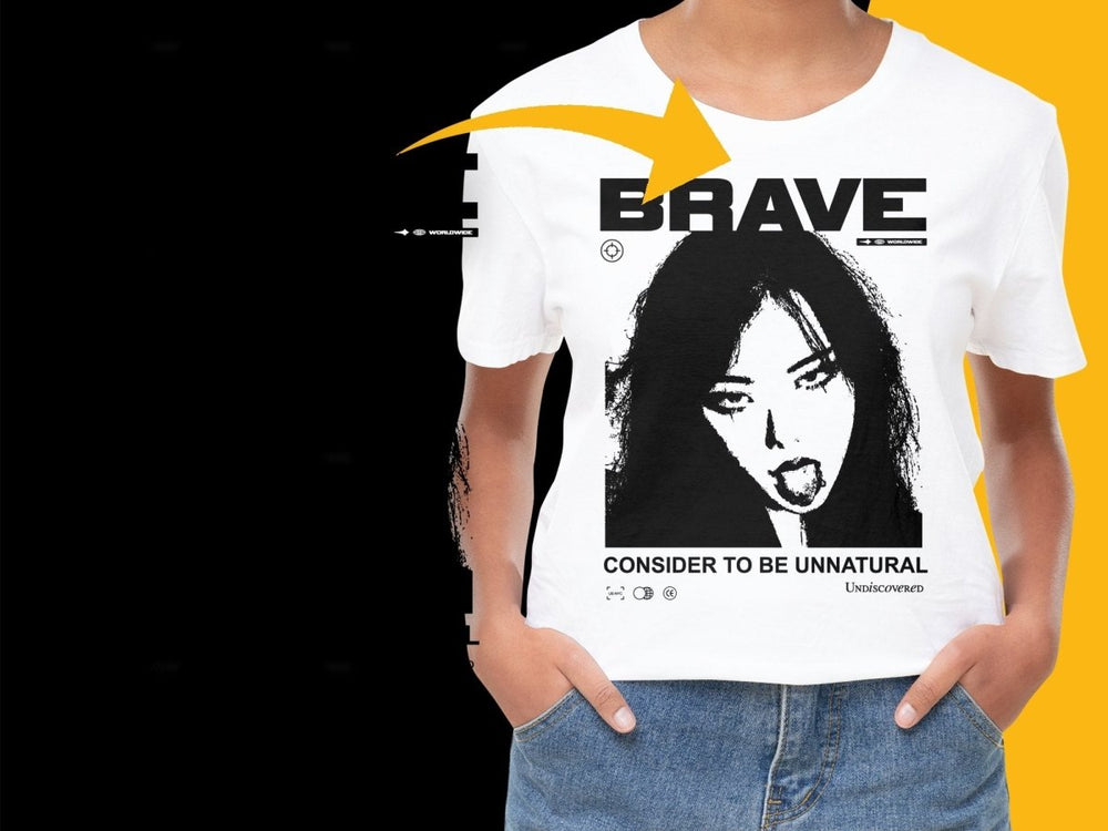 Brave Consider to Be Unnatural Graphic PNG File - Teepew