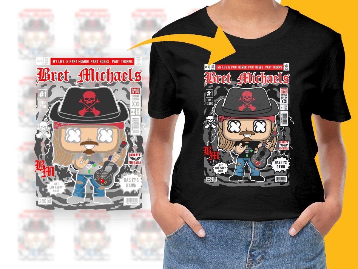 Bret Michaels Popculture PNG File - Teepew