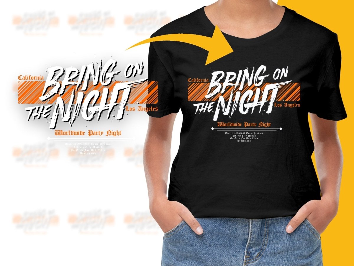 Bring on The Night Worldwide Party Night PNG File - Teepew