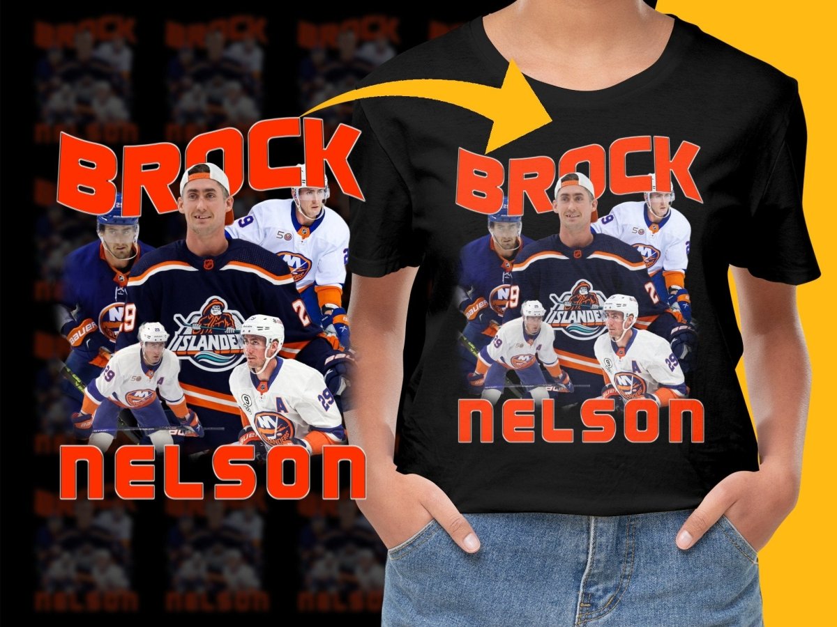 Brock Nelson New York Islanders Hockey PNG File - Teepew