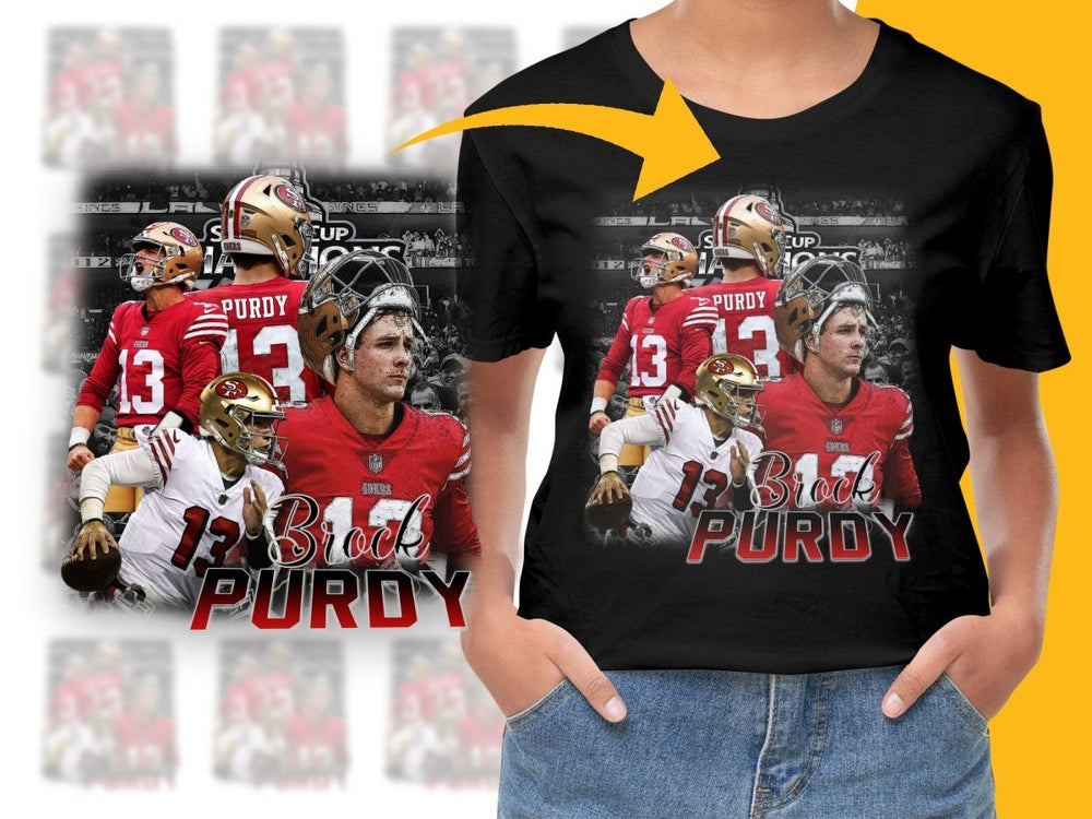 Brock Purdy Bootleg Design Custom PNG File - Teepew