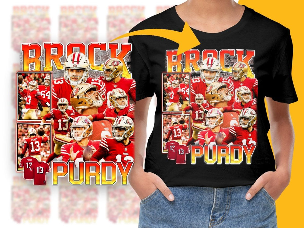 Brock Purdy Football Bootleg PNG File - Teepew