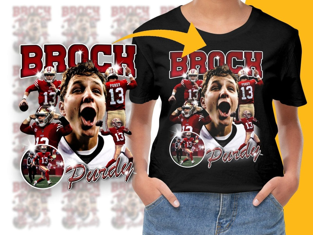Brock Purdy Football Hype Graphic Printed PNG File - Teepew
