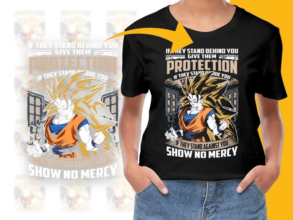 Broly Protection Show No Mercy Dragon Ball Z PNG File - Teepew
