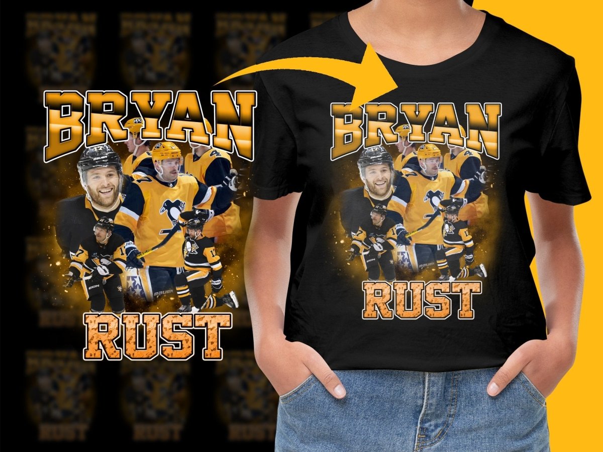 Bryan Rust Celebratory Pittsburgh Penguins PNG File - Teepew