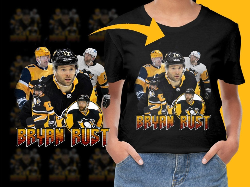 Bryan Rust Pittsburgh Penguins Ice Hockey PNG File - Teepew