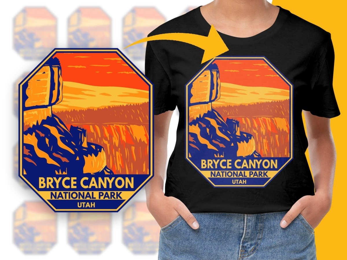 Bryce Canyon National Park Utah Scenic View Png Digital Download - Teepew