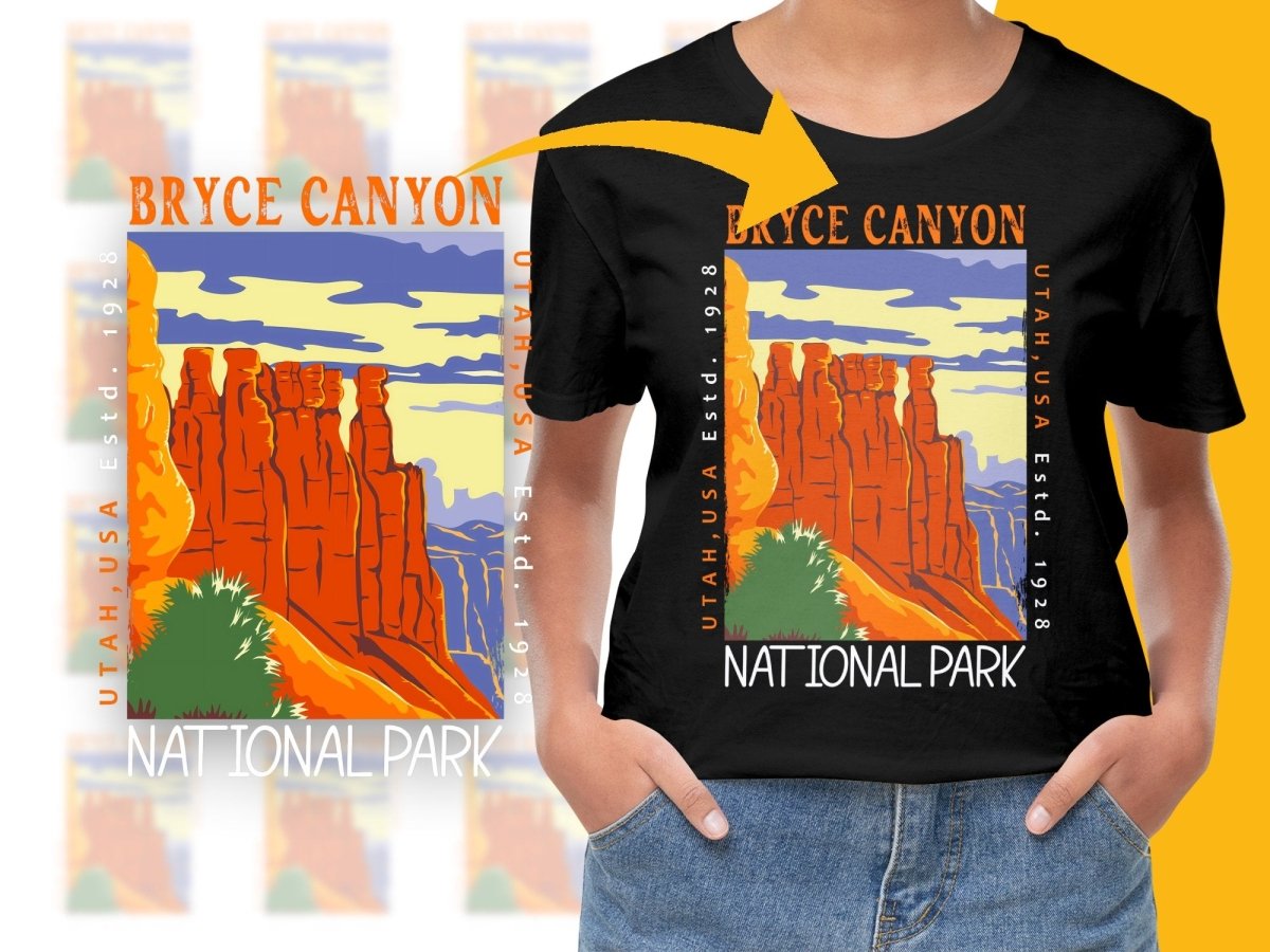Bryce Canyon National Park Utah USA Estd 1928 PNG File - Teepew