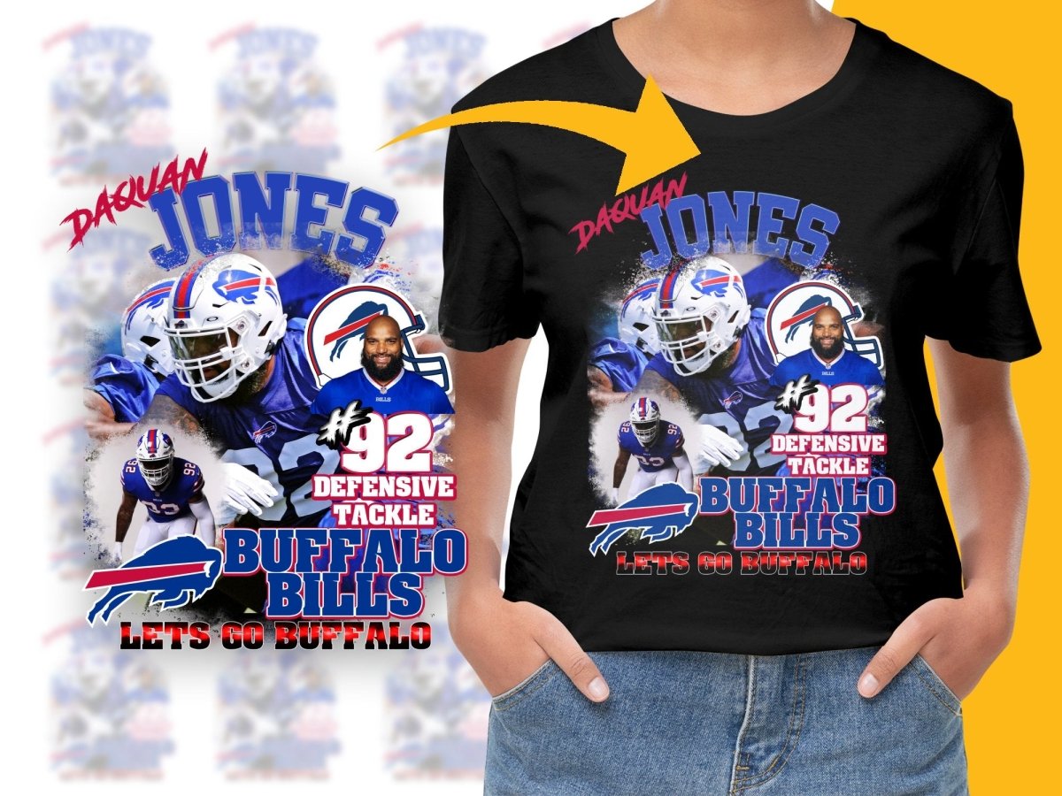 Buffalo Bills Defensive Tackle Lets Go Buffalo PNG File - Teepew
