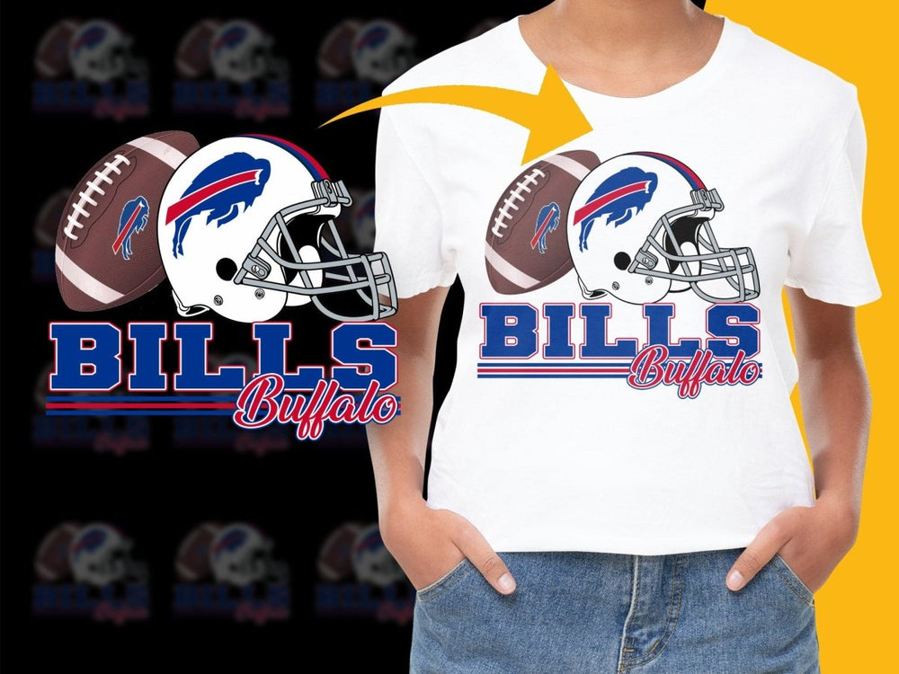 Buffalo Bills Football Helmet Logo Fan Gear PNG File - Teepew