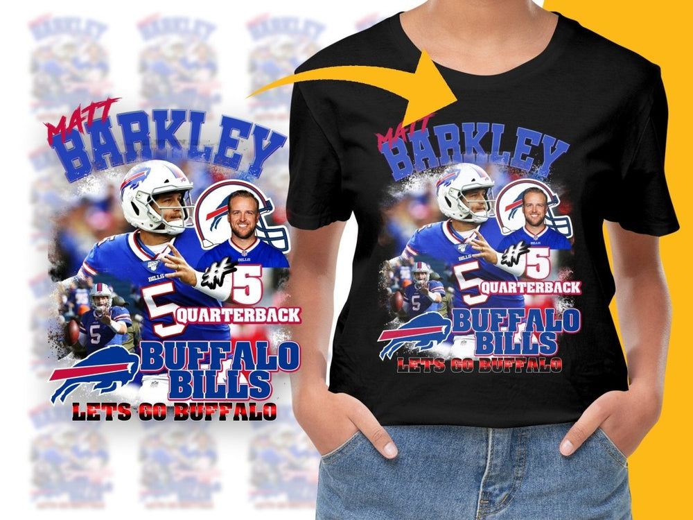 Buffalo Bills Lets Go Buffalo Matt Barkley PNG File - Teepew