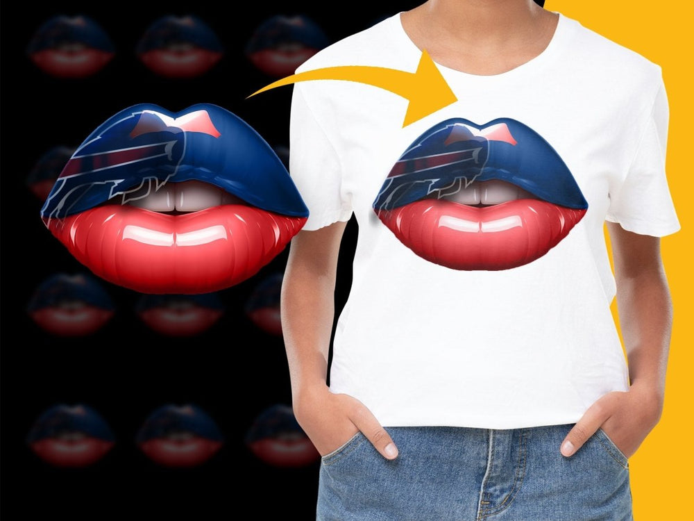 Buffalo Bills Lip Art Women PNG File - Teepew
