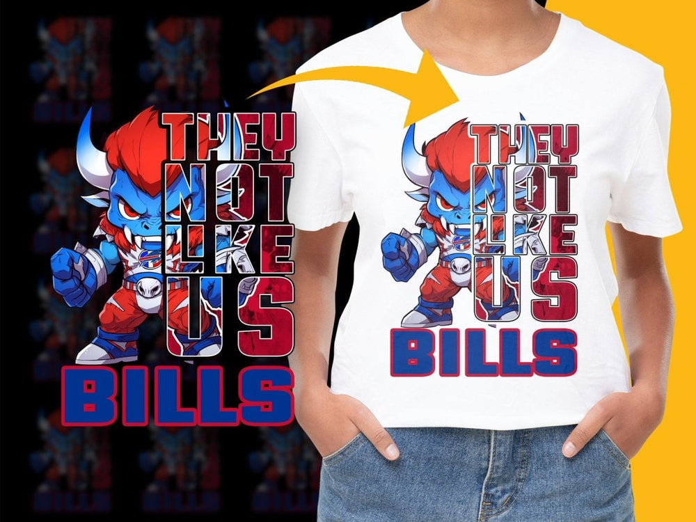 Buffalo Bills They Not Like Us Graphic PNG File - Teepew