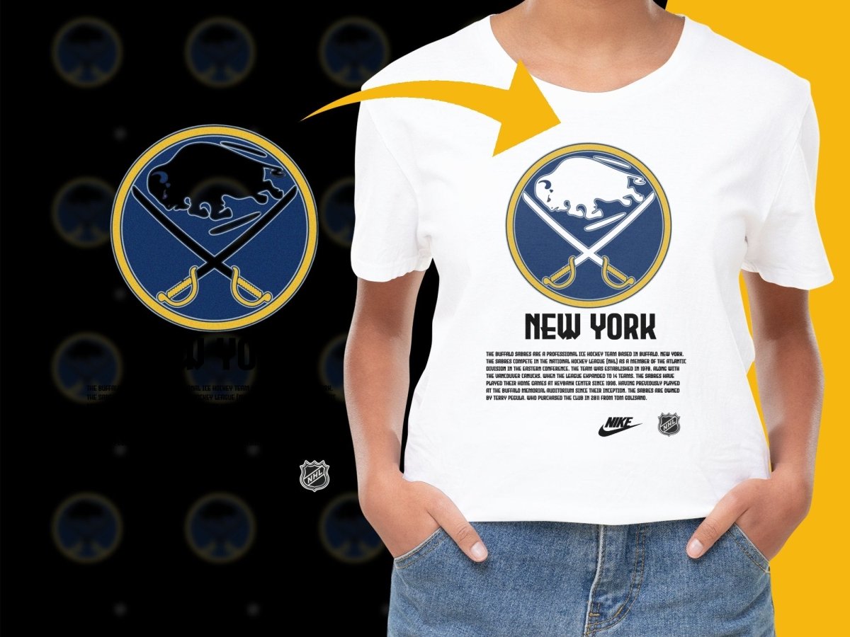 Buffalo Sabres NHL Ice Hockey Team Logo Print PNG File - Teepew