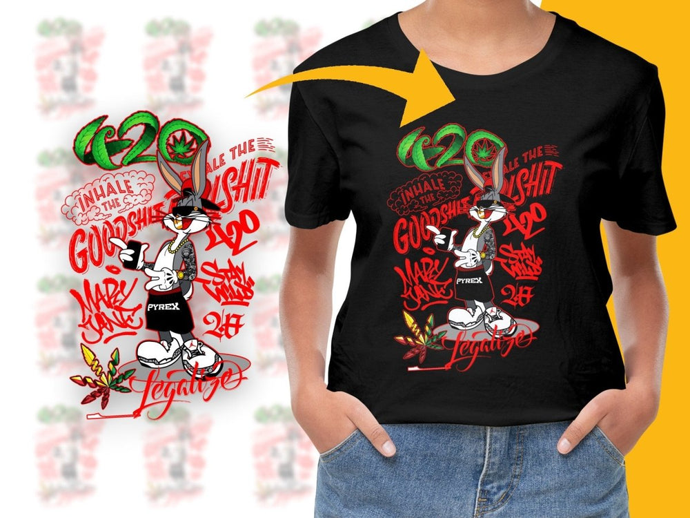 Bugs Bunny 420 Themed Graphic PNG File - Teepew