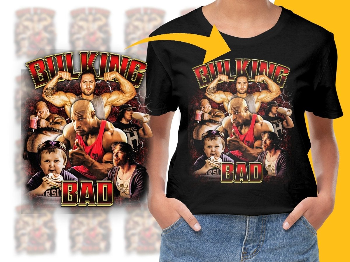 Bulking Bad Graphic PNG File - Teepew