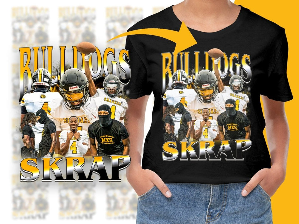 Bulldogs Shabazz Skrap Football Theme PNG File - Teepew