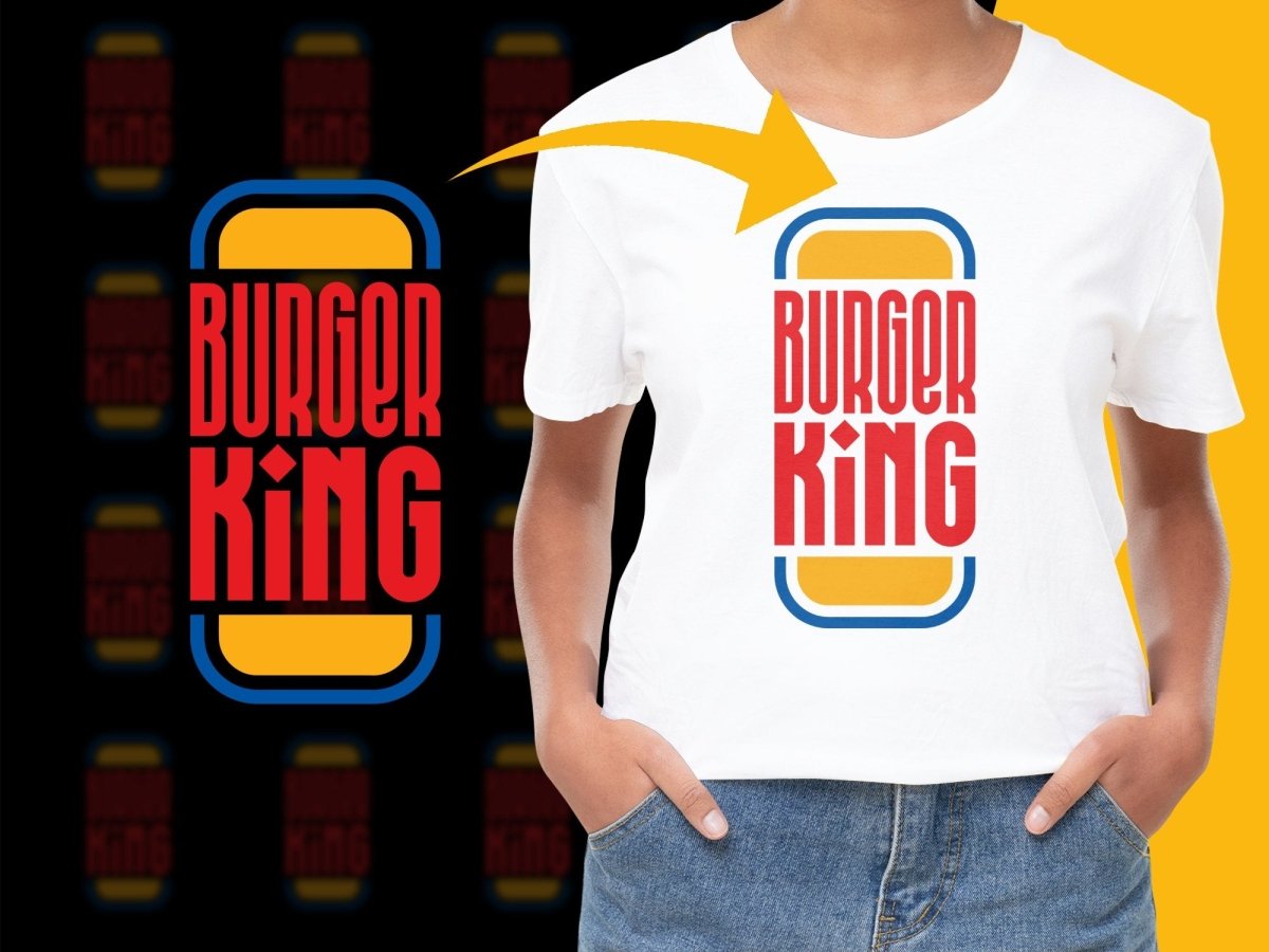 Burger King Retro Logo Design Classic PNG File - Teepew