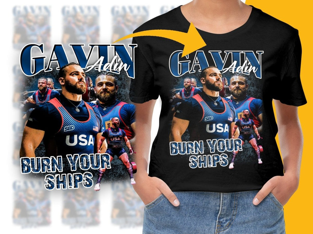 Burn Your Ships Motivational Powerlifting PNG File - Teepew