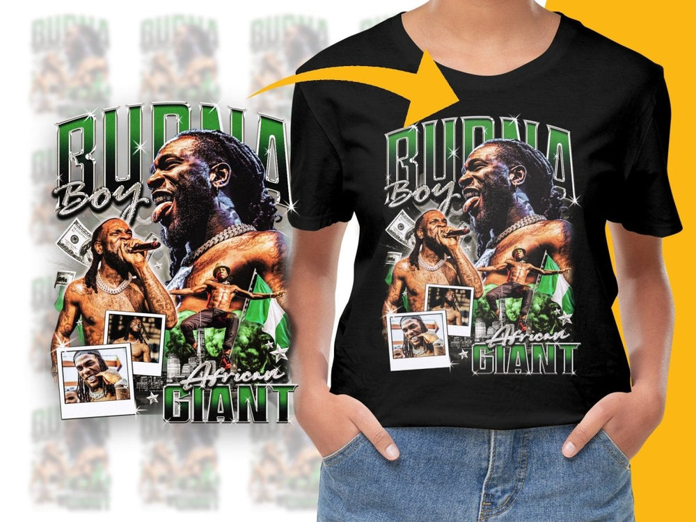 Burna Boy African Giant Artistic PNG File - Teepew