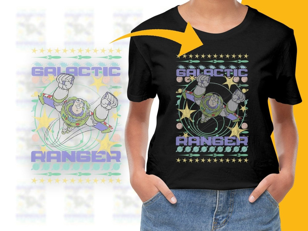 Buzz Lightyear Galactic Ranger Christmas PNG File - Teepew