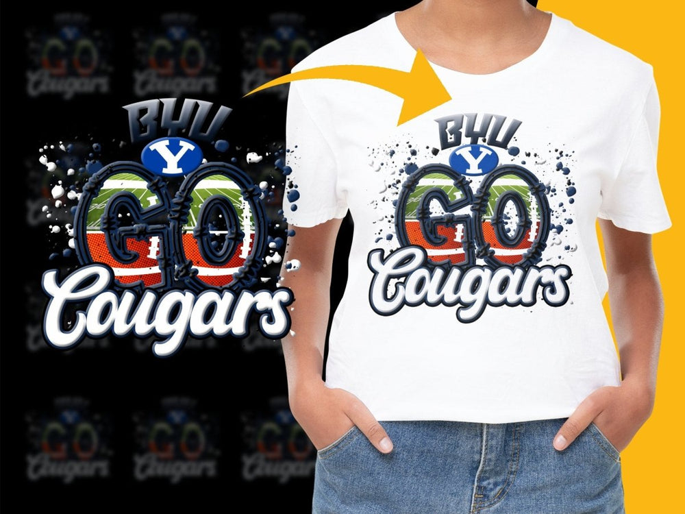 BYU Cougars NCAA College PNG File - Teepew