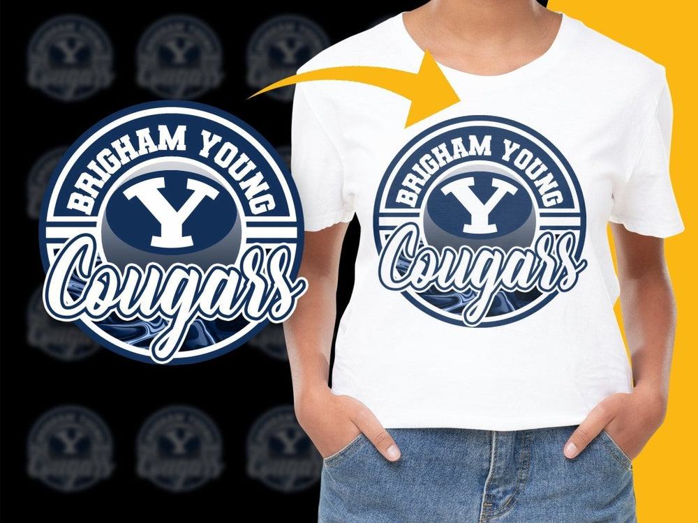 BYU COUGARS NCAA College PNG File - Teepew