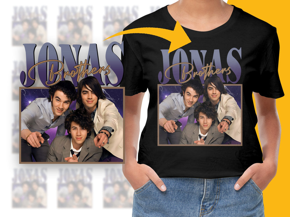 Jonas Brothers Vintage Band T-Shirt, Classic Pop Music Tee, 2000s Boy Band, Collector's Item, Fan Gift