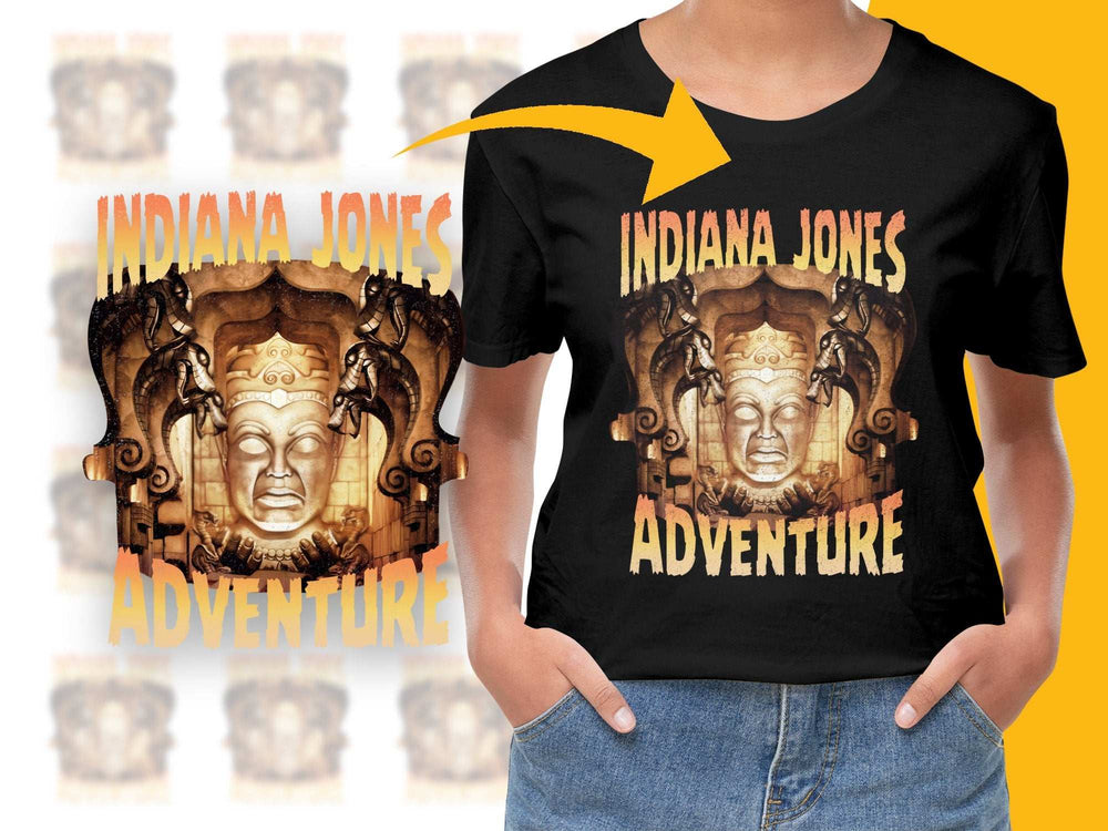 Indiana Jones Adventure T-Shirt, Vintage Movie Graphic Tee, Unisex Cotton Shirt, Film Fan Gift