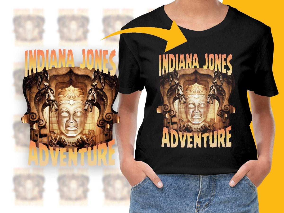 Indiana Jones Adventure T-Shirt, Vintage Movie Graphic Tee, Unisex Cotton Shirt, Film Fan Gift